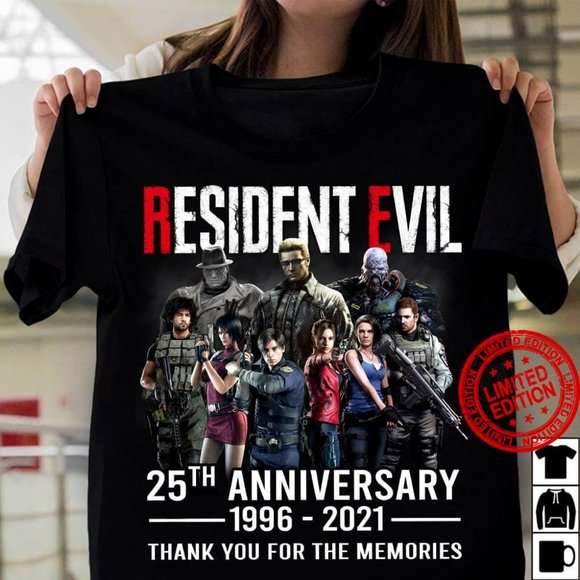 Resident Evil 25th Anniversary 1996-2021 T-shirt