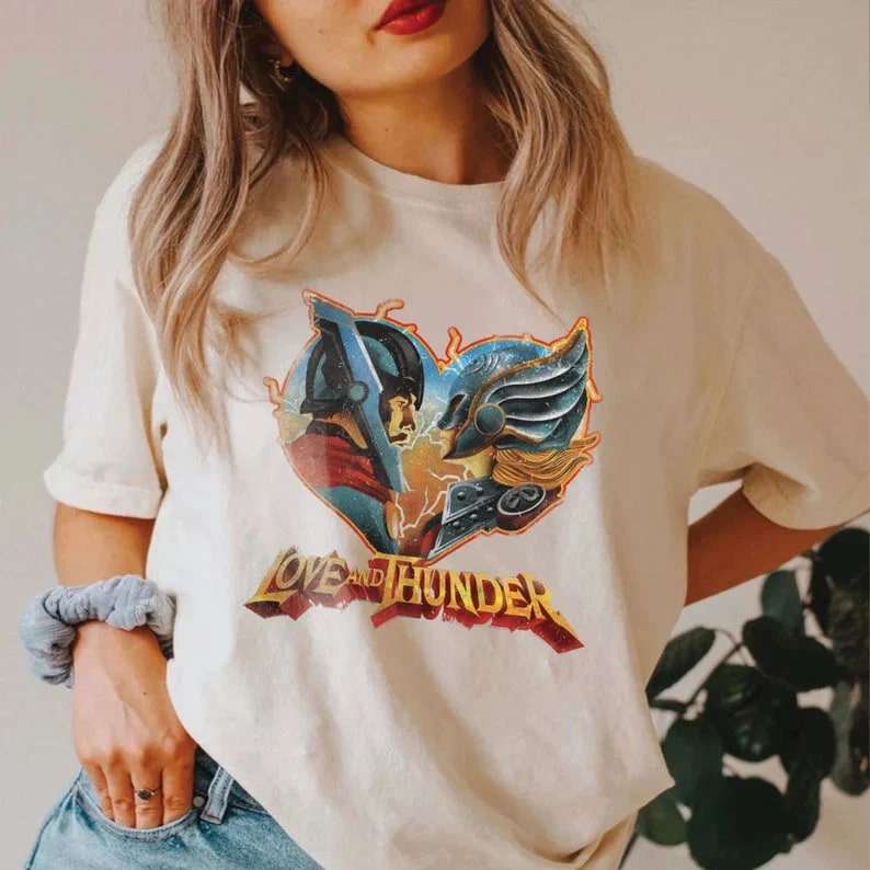 Retro Thor Love And Thunder Inspired Shirt