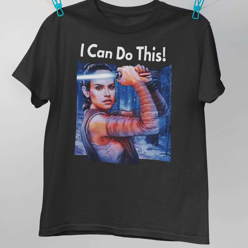 Rey Can Do It Star Wars Disney Movie T-shirt