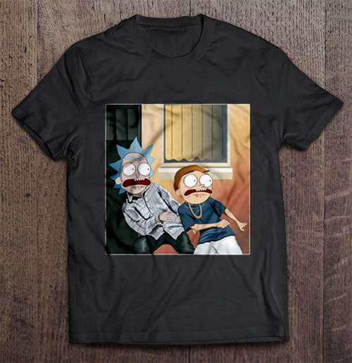 Rick Morty Mashups Friday Film T Shirt