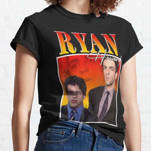 Ryan Howard Classic T-shirt The Office Sitcom