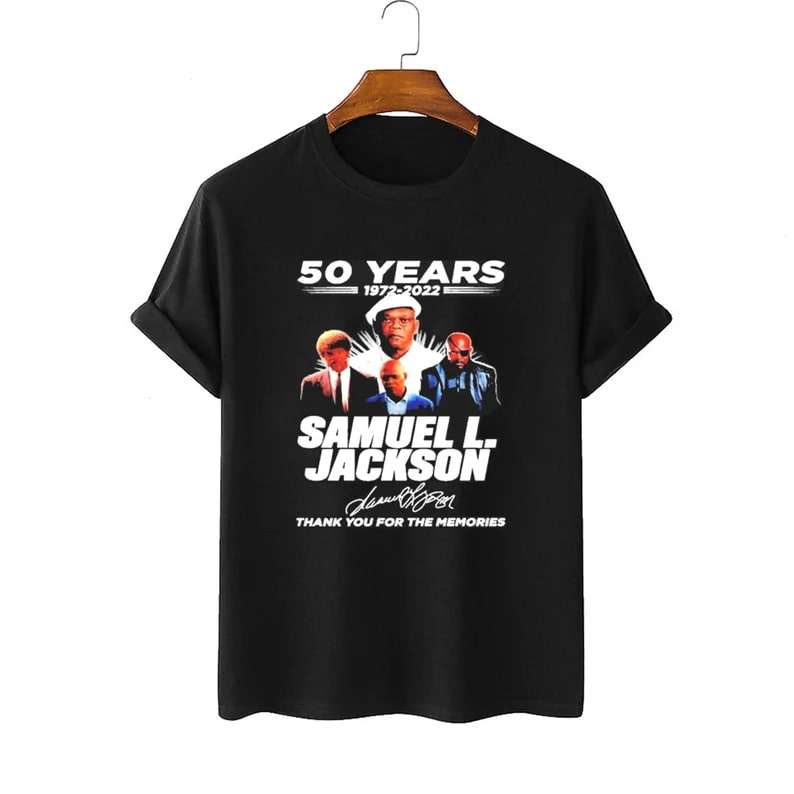 Samuel L Jackson 50 Years Thank You For The Memories T-shirt