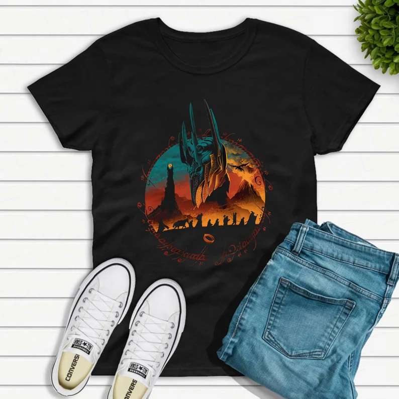 Sauron Lord Of The Rings T Shirt Hobbit Mordor New