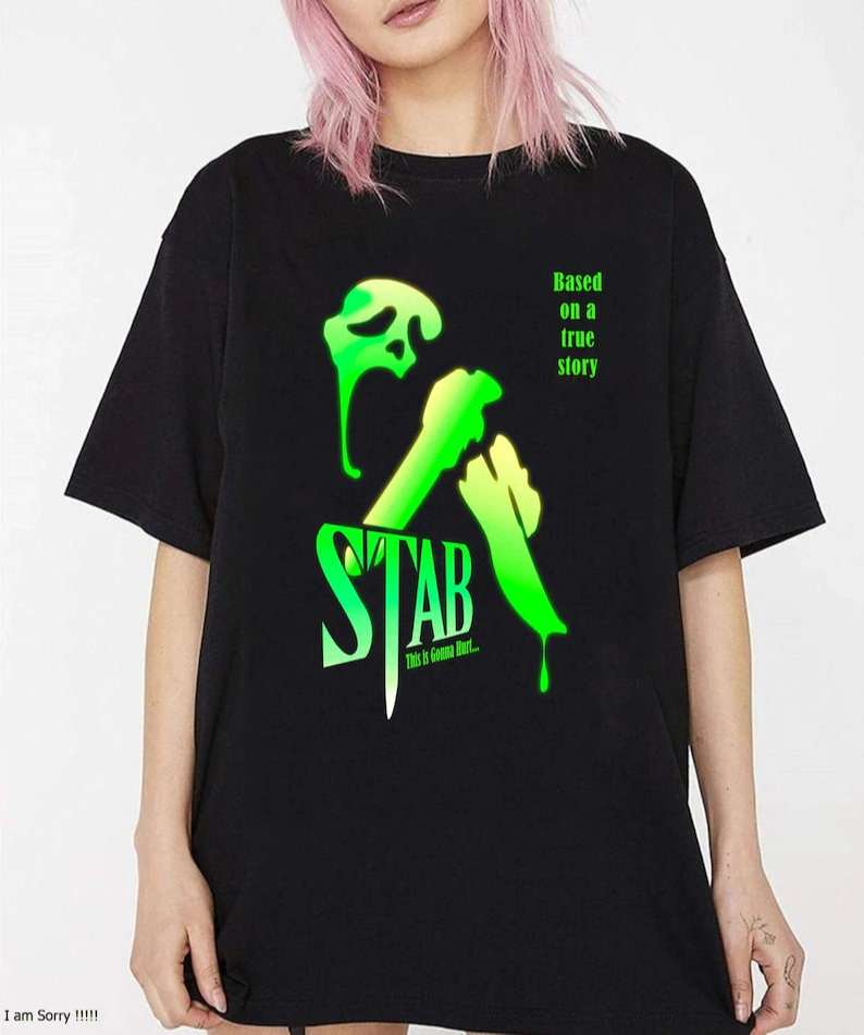 Scream Ghost Face Stab Movie Scream T-shirt