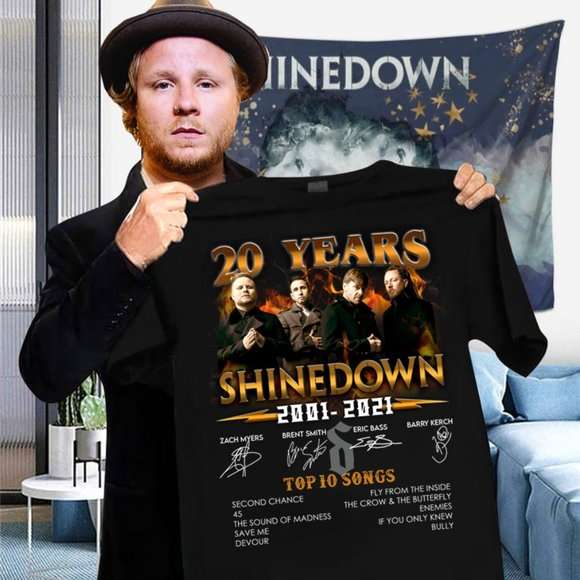 Shinedown 20 Years Gift T-shirt