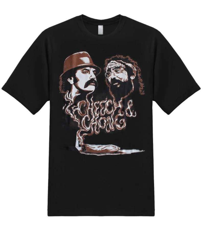 Smoke Cheech And Chong Marijuana Cannabis Pot Weed Stoner Unisex T Shirt