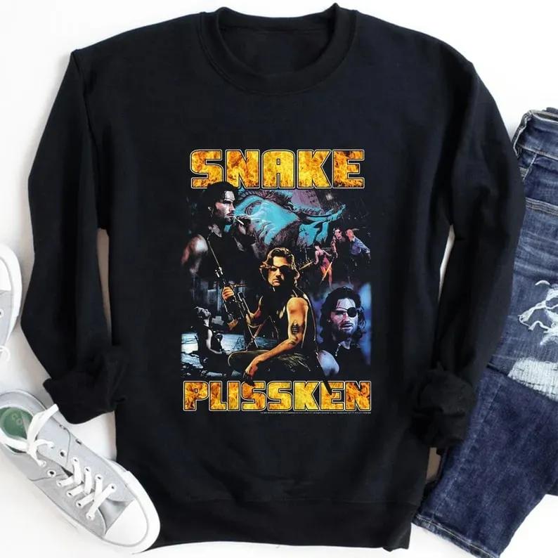 Snake Plissken Collage Escape From New York T-shirt