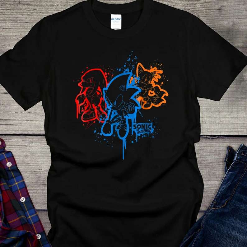 Sonic Friends Movie T-shirt