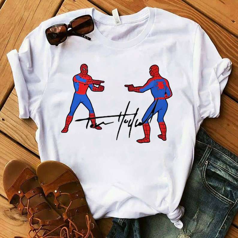 Spiderman Tom Holland Signature T-shirt