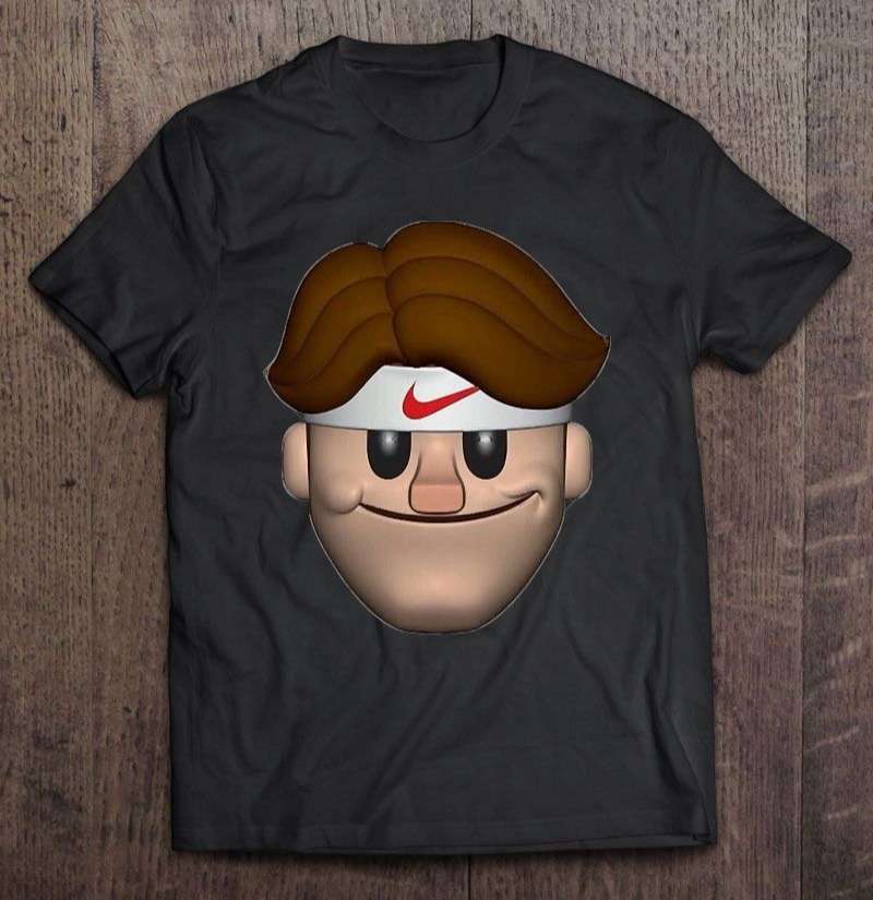 Sport Roger Federer Emoji Best T-shirt