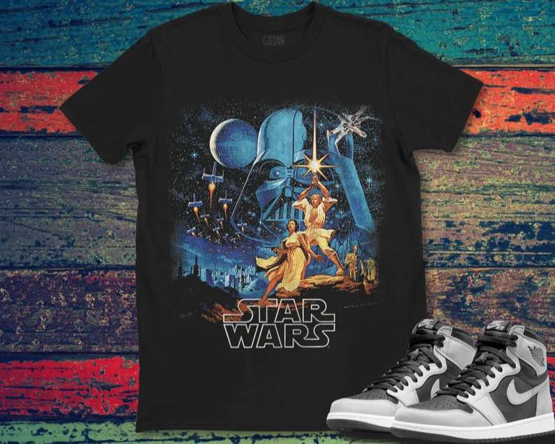 Star Wars A New Hope Faded Vintage T Shirt