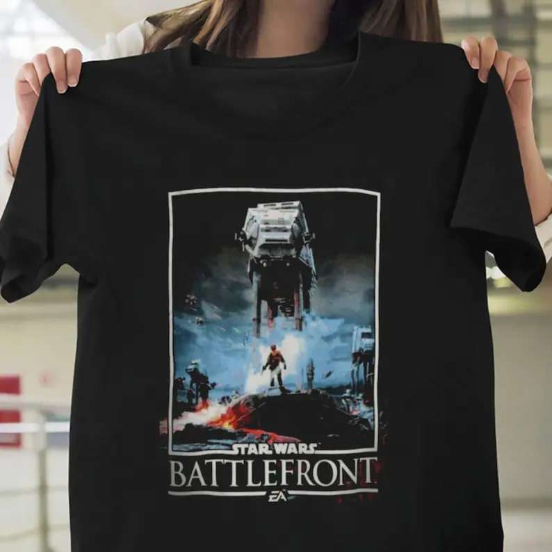 Star Wars Ea Battlefront Black Unisex T-shirt