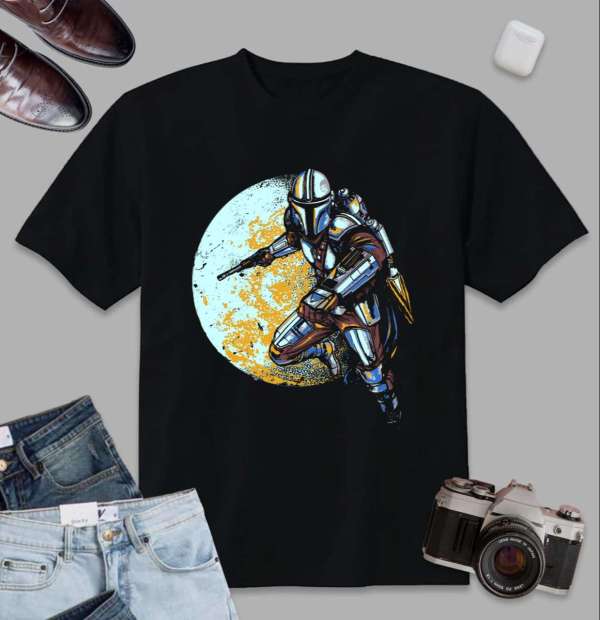 Star Wars Mandalorian Movie Graphic T Shirt