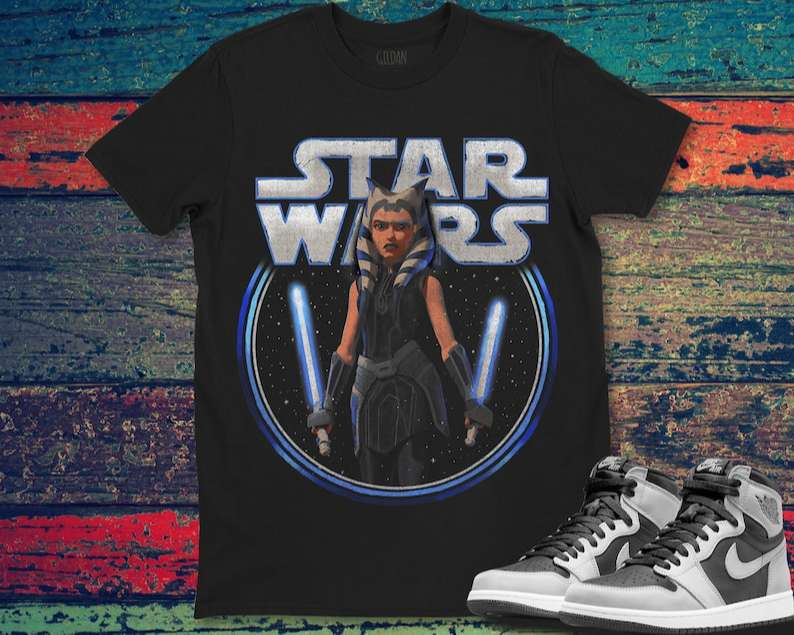 Star Wars The Clone Wars Ahsoka Movie T-shirt