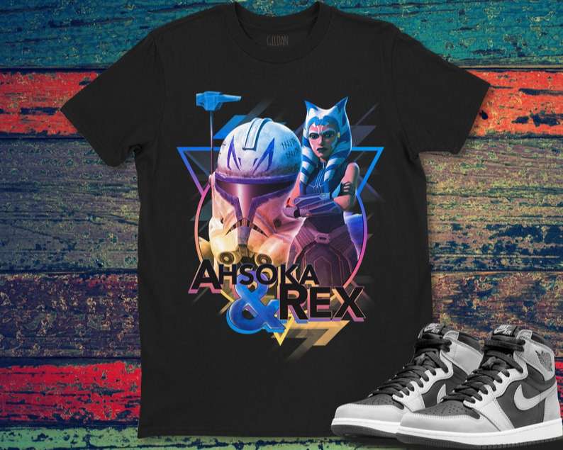 Star Wars The Clone Wars Ahsoka Rex T Shirt