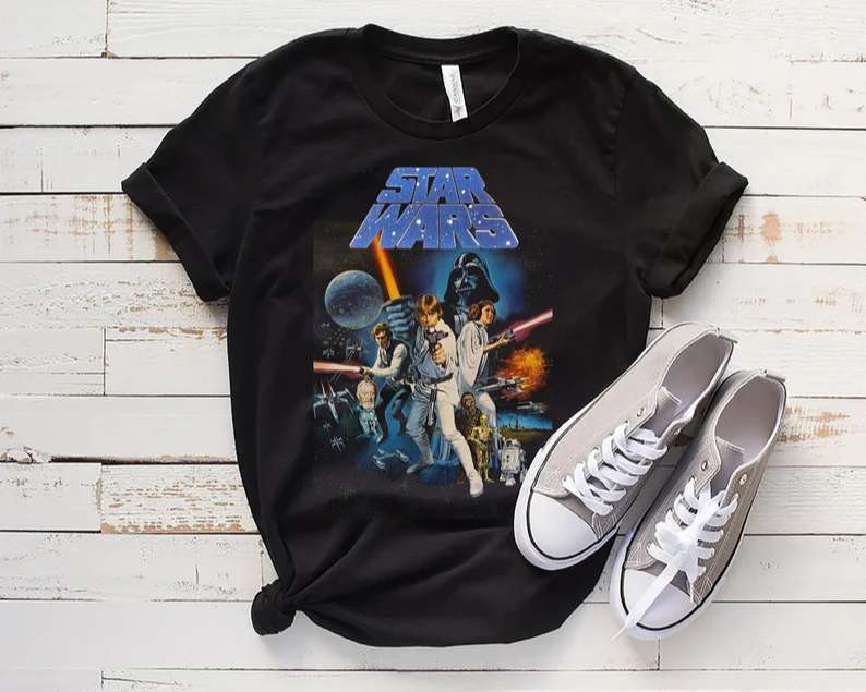 Star Wars Vintage Movie Poster T-shirt Disney