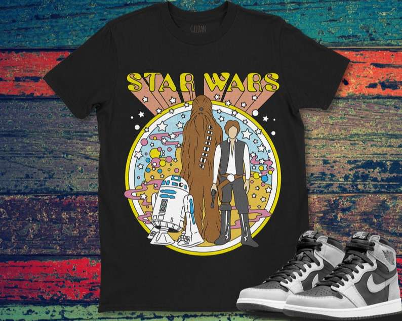 Star Wars Vintage Psych Rebels T Shirt