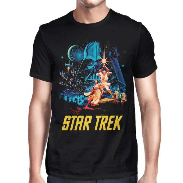 Star Wars X Star Trek T Shirt S-5xl