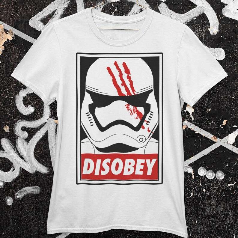 Stormtrooper Disobey Star Wars Empire Disney Movie T-shirt