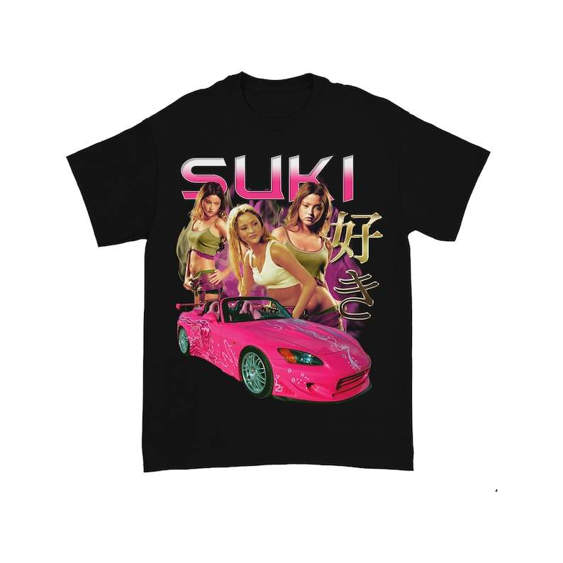 Suki 2 Fast 2 Furious Vintage 90s Graphic Bootleg T-shirt