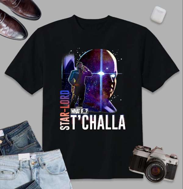 T Challa Star Lord Watcher Marvel What If Graphic T Shirt