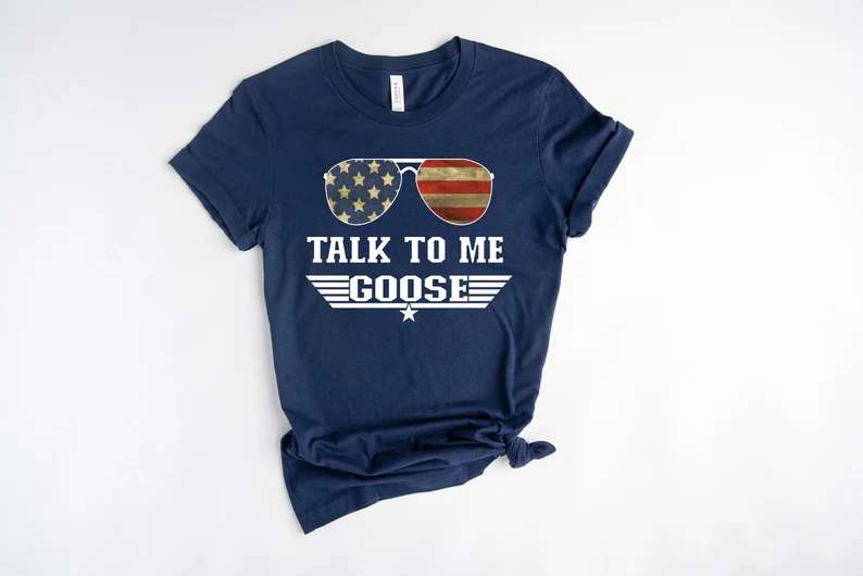 Talk To Me Goose Top Gun Tom Cruise Unisex T-shirt