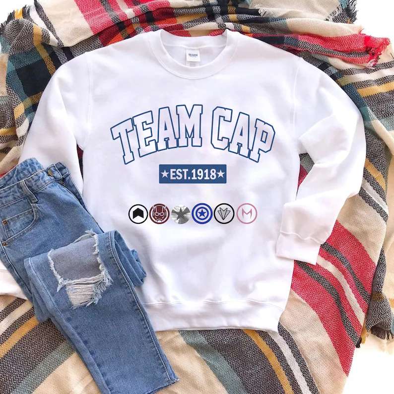 Team Captain America Sweatshirt Unisex T Shirt