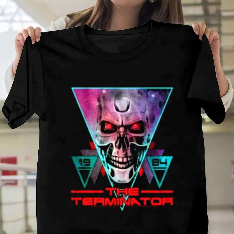 Terminator Movie New 1984 State Arnold Schwarzenegger T-shirt