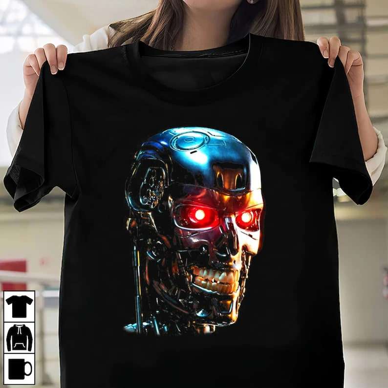 Terminator T100 Arnold Schwarzenegger Terminator Movie 1984 T-shirt