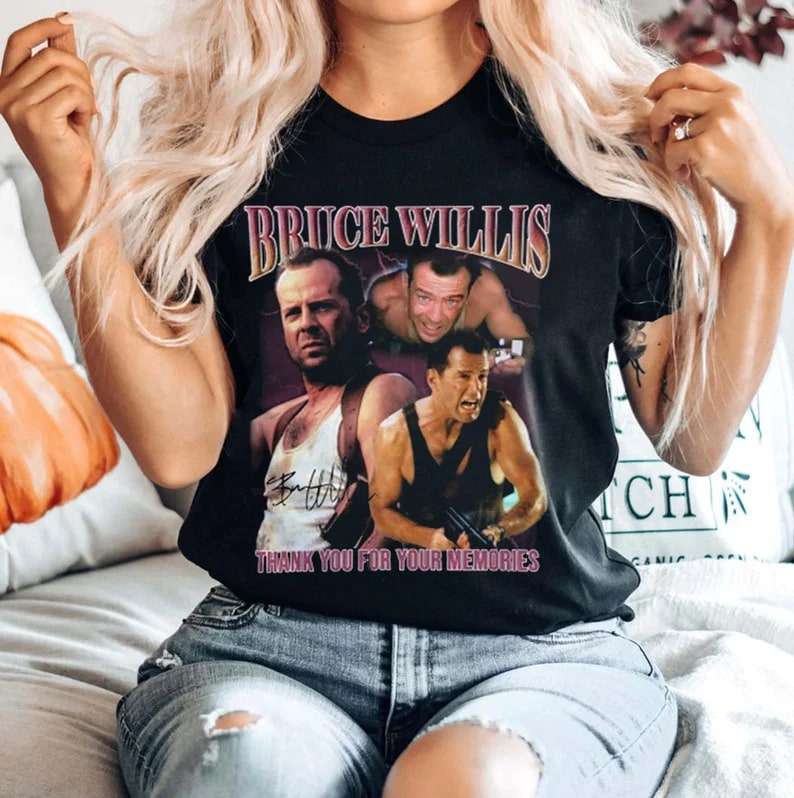 Thank You For Memories Bruce Willis Shirt