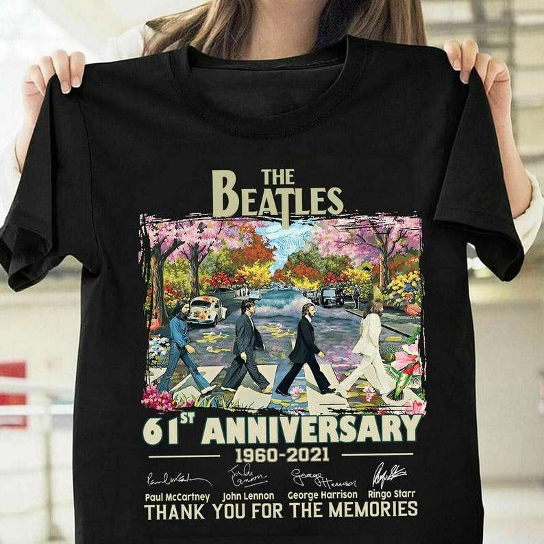 The Beatles Abbey Road 61st Anniversary T-shirt