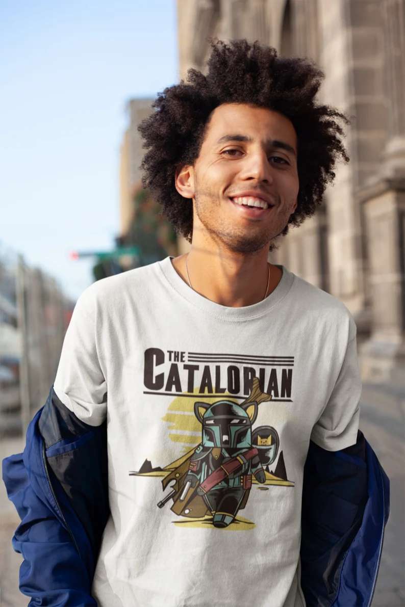 The Catalorian Cat Mandalorian T-shirt