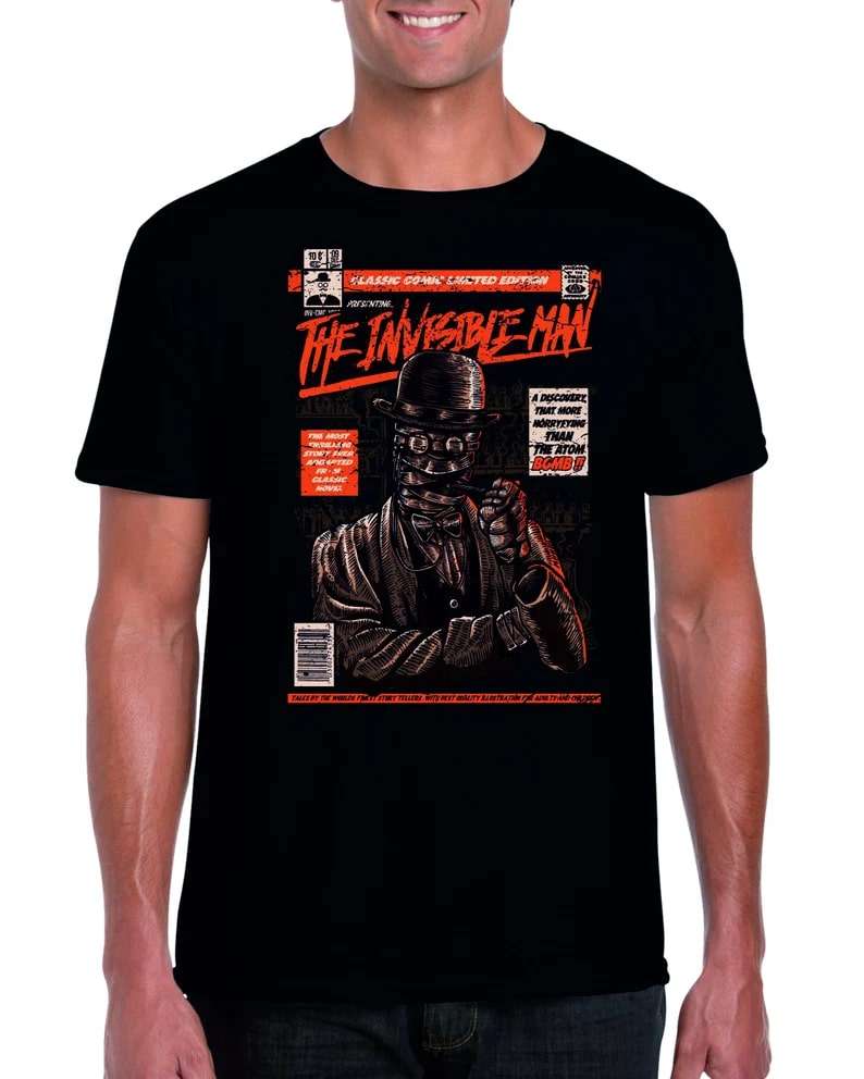 The Invisible Man Comic T-shirt