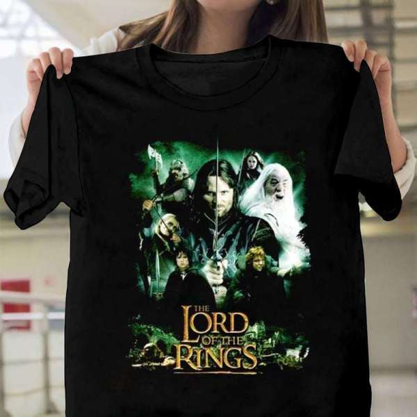 The Lord Of The Rings Epic Trilogy Aragorn T Shirt Merch