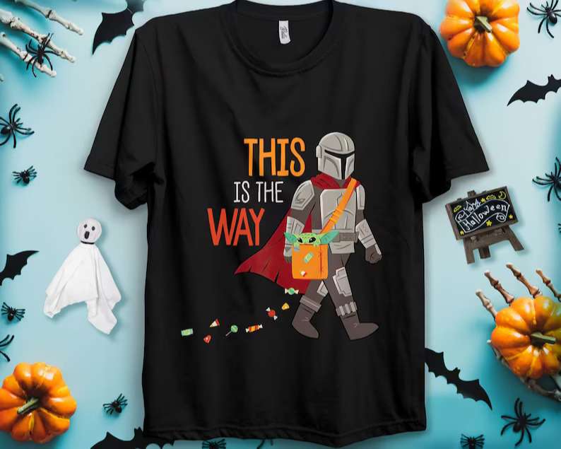 The Mandalorian Grogu This Is The Way Star Wars Halloween T-shirt