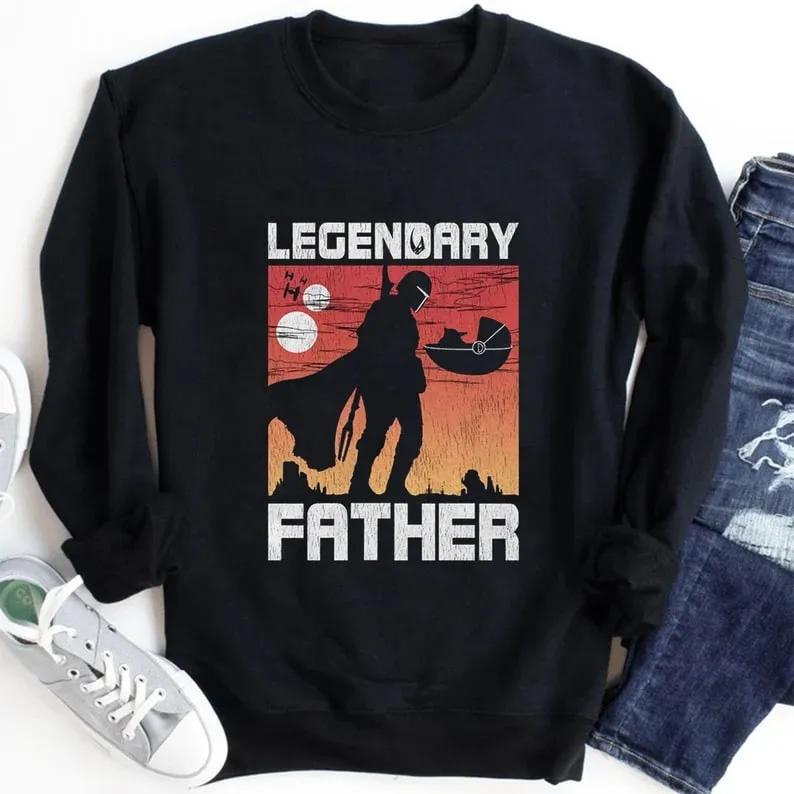 The Mandalorian Legendary Father Star Wars T-shirt