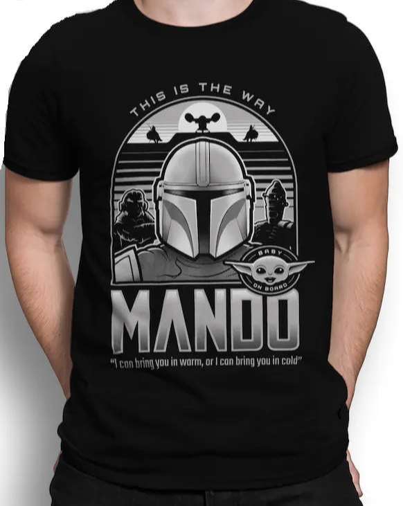 The Mandalorian T Shirt Merch Movie Film