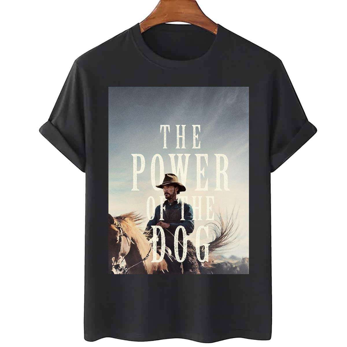 The Power Of The Dog Movie Poster Black T Shirt