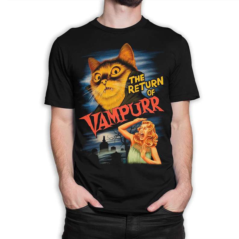 The Return Of Vampurr Cat T Shirt