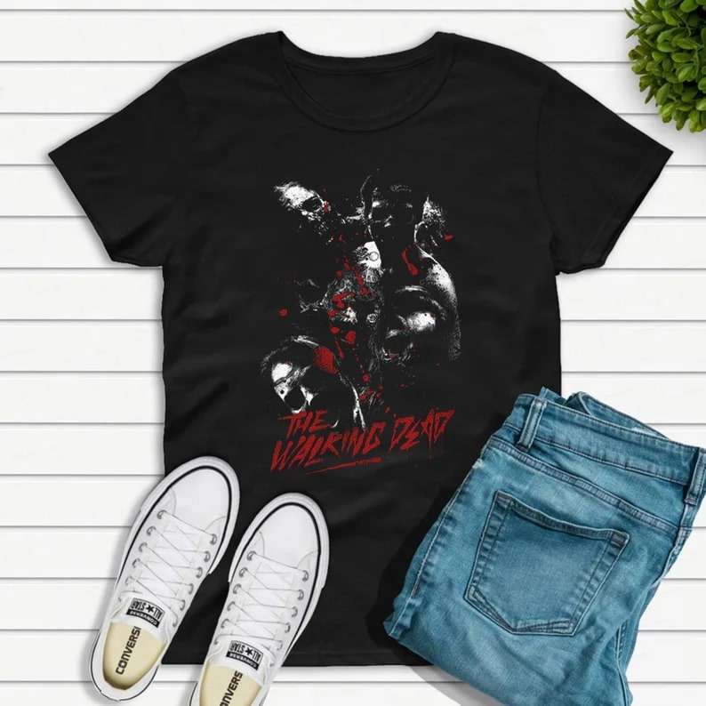 The Walking Dead Zombie Undead Characters T-shirt