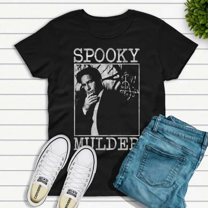 The X Files Spooky Mulder T Shirt Tv Show Ufo