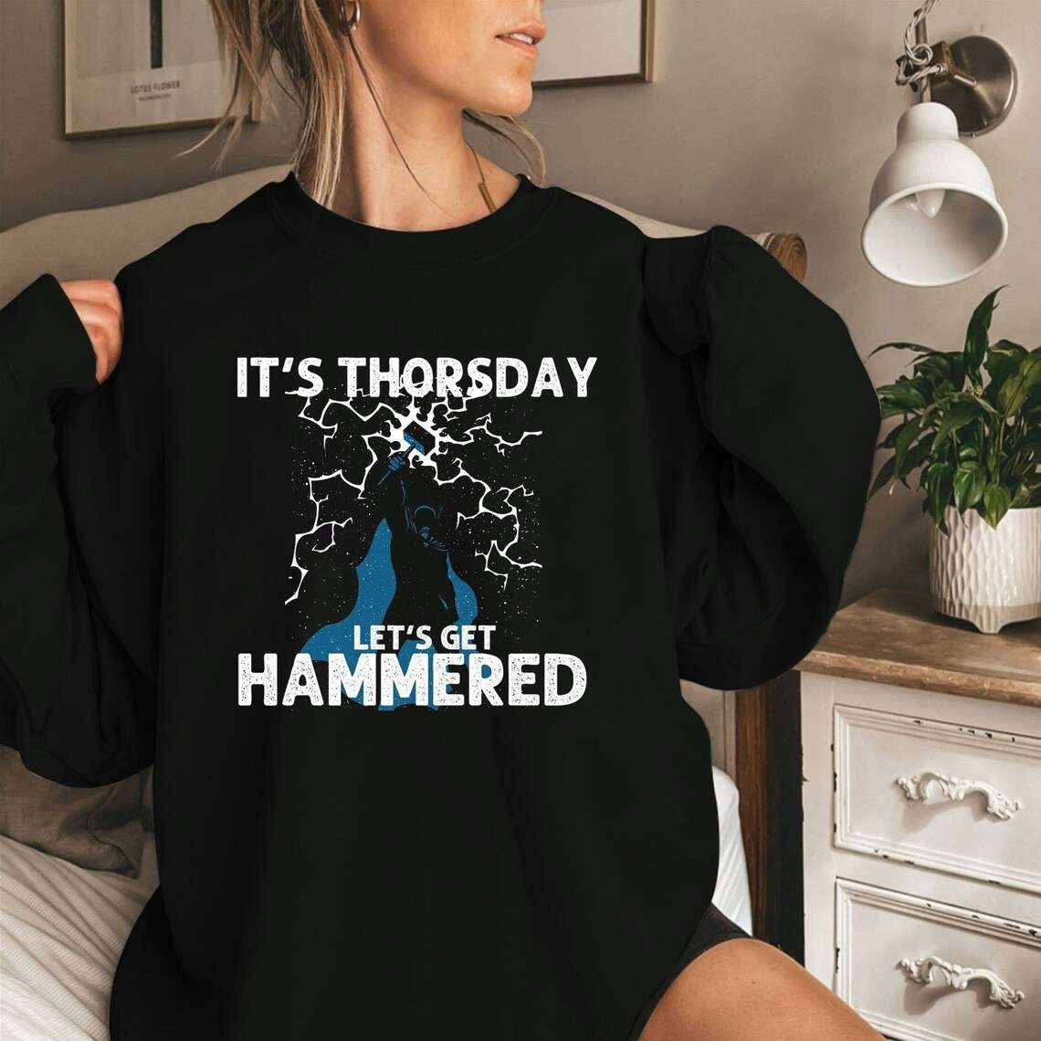 Thor Love And Thunder Its Thorsday Lets Get Hamered T-shirt