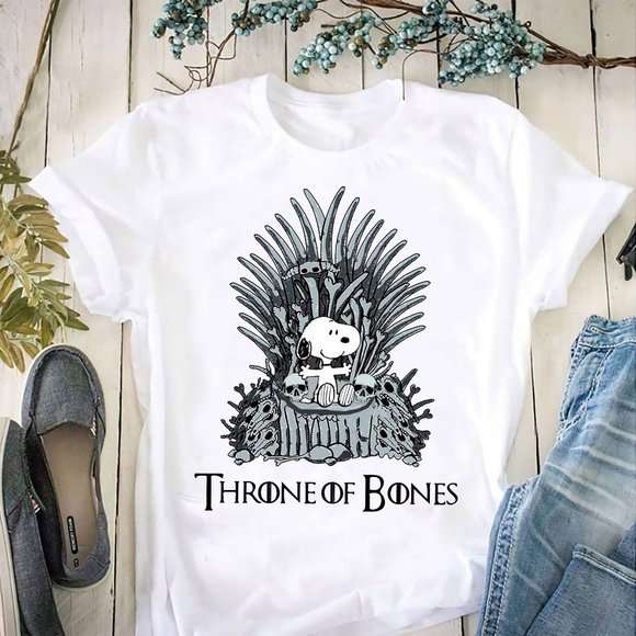 Thrones Of Bones Snoopy Fan T-shirt