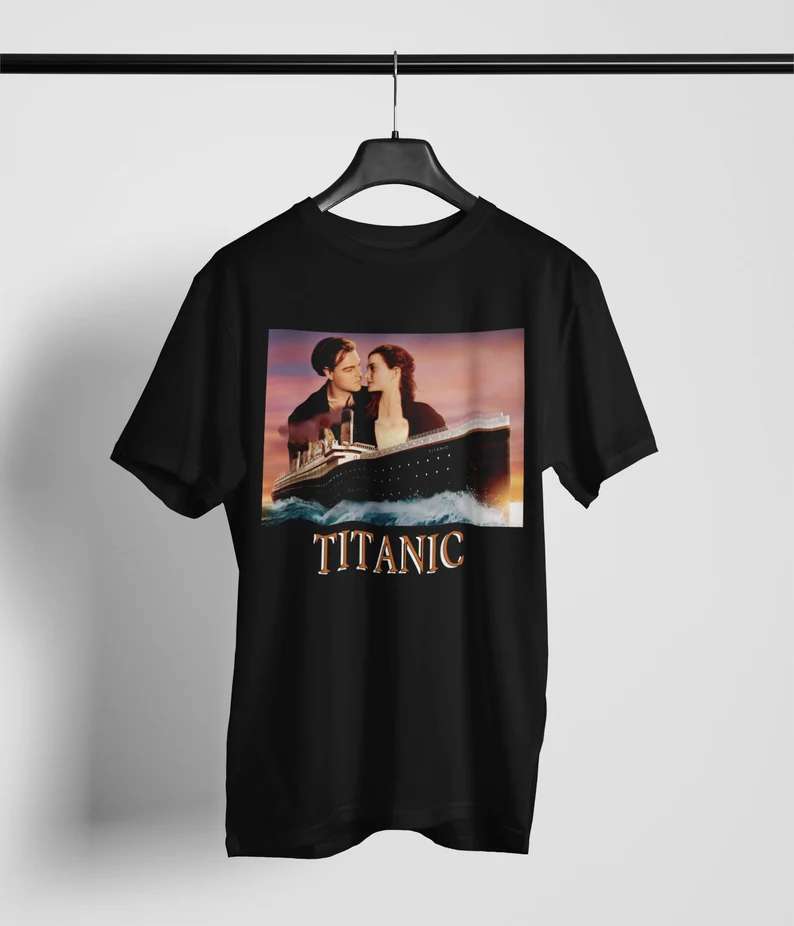 Titanic Drama Movie Retro T-shirt