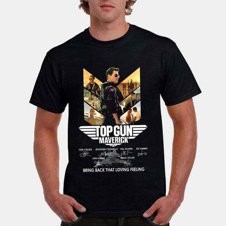 Top Gun Maverick 35 Years Signatures T-shirt