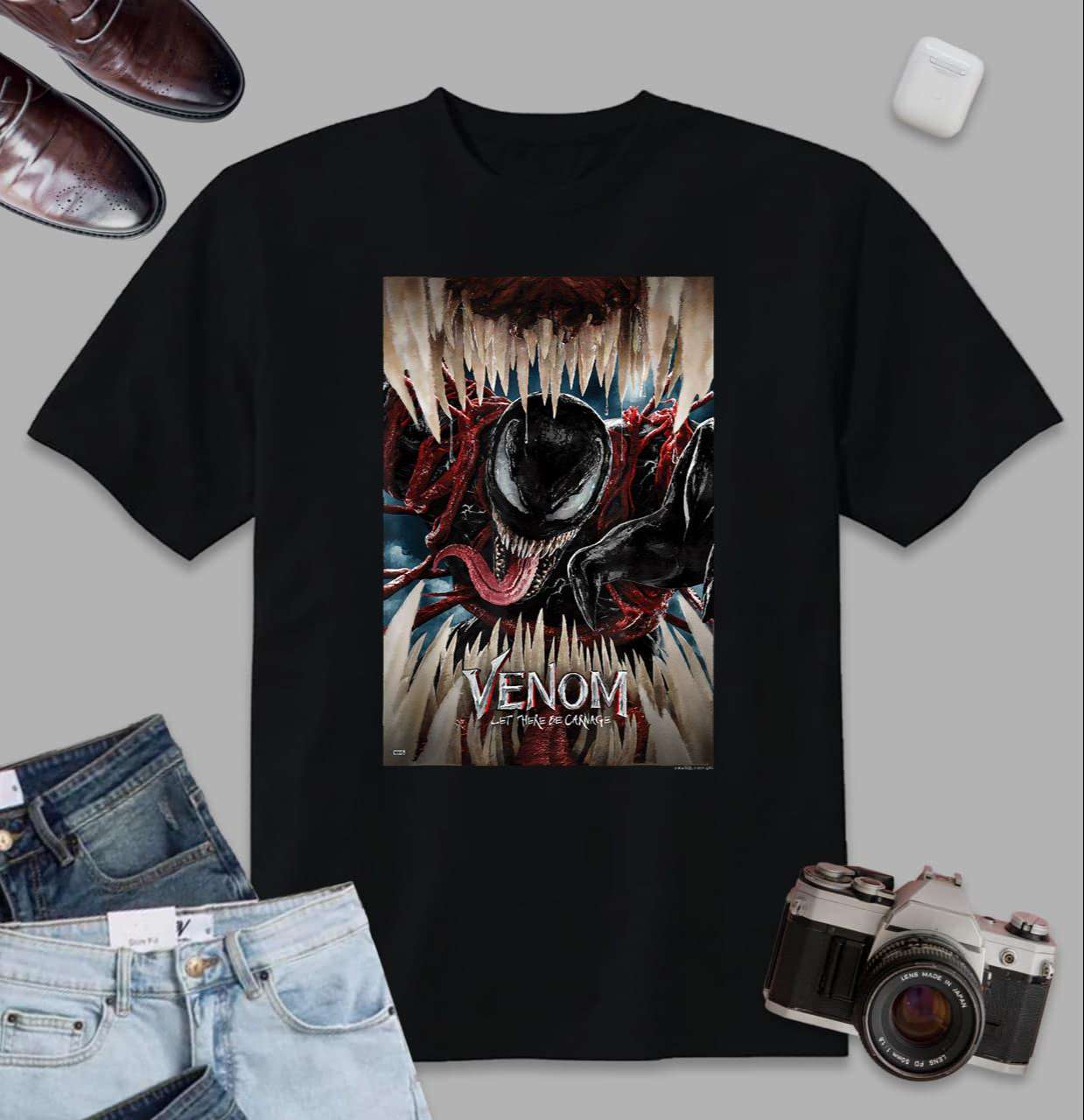 Venom Let There Be Carnage Movie Poster T-shirt