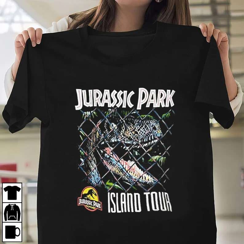 Vintage 90s Jurassic Park Island Tour T-shirt