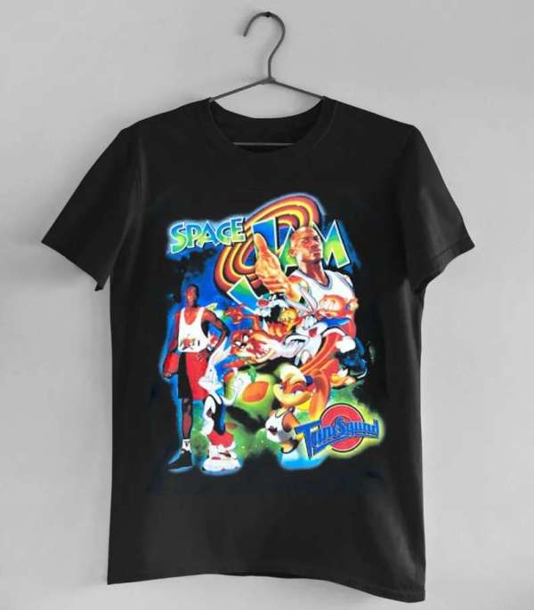 Vintage Style Space Jam T Shirt Merch