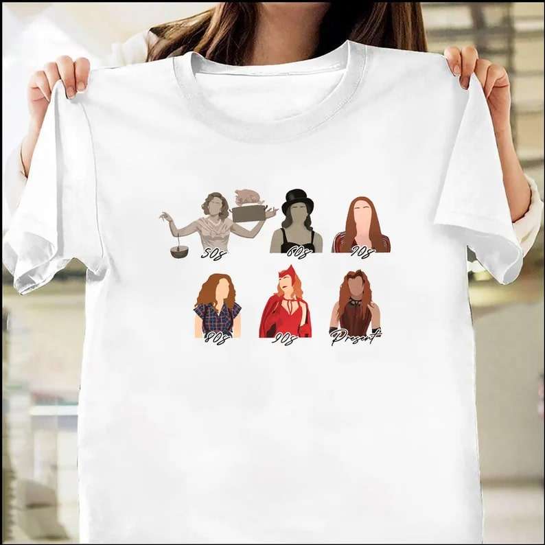 Wanda Maximoff Evolution Shirt Scarlet Witch