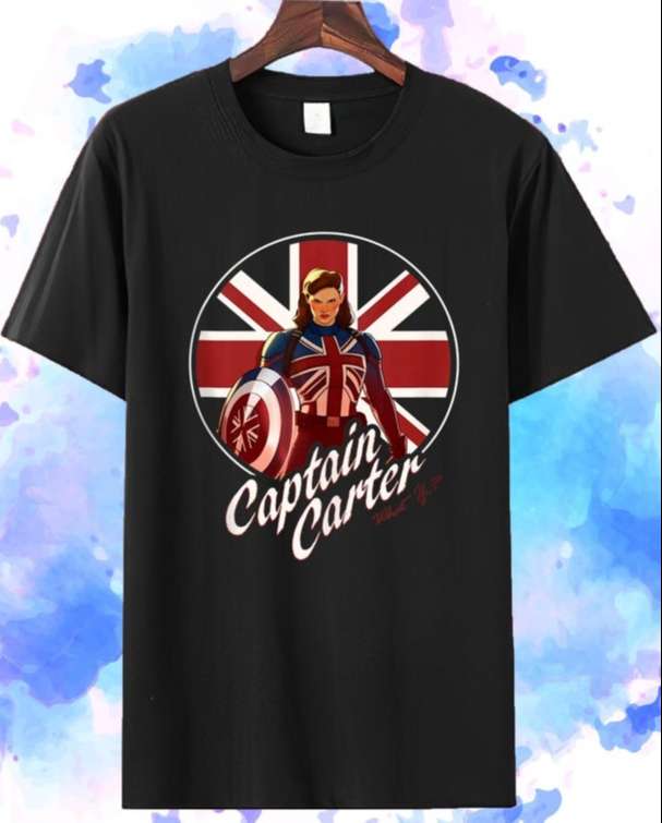 What If Captain Carter Unisex T Shirt-trungten-g4csb